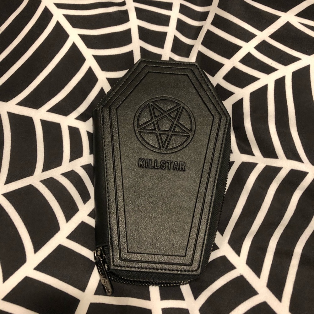 KILLSTAR coffin wallet deluxe vegan leather